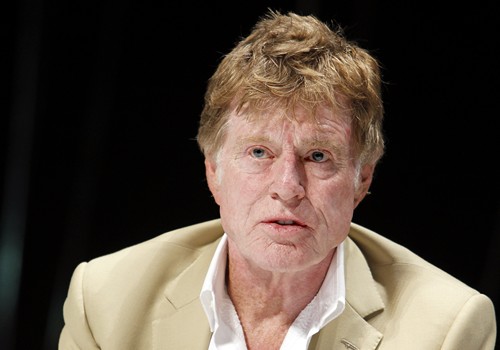 US actor's Robert Redford attends a Yaho