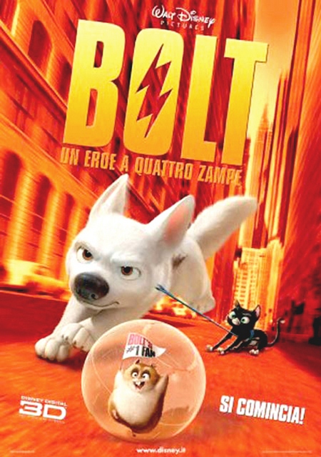 Recensione: Bolt - Un eroe a quattro zampe