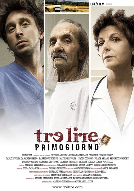 Tre lire primo giorno, trailer e poster