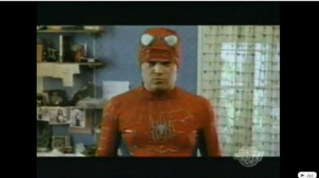 Jack Black parodia di Spiderman