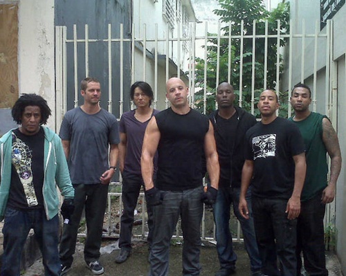 Fast Five foto dal set