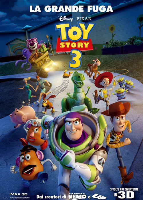 Al cinema dal 9 luglio 2010: Che fine ha fatto Osama Bin Laden?, Dopo quella notte, Laureata...e adesso?, Toy Story 3 La grande fuga 