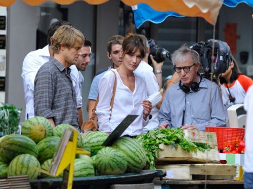 Midnight in Paris, primo ciak per Carla Bruni