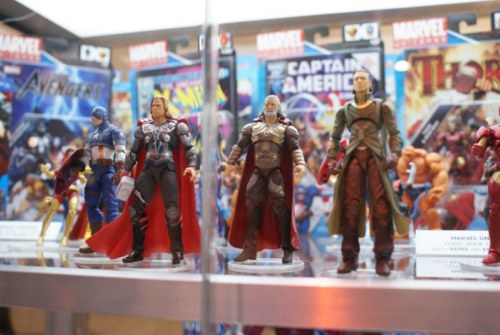Capitan America e Thor, le prime action figures dei film