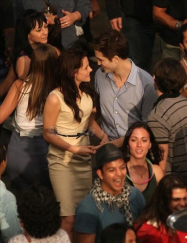 Breaking Dawn, prime foto dal set con Kristen Stewart e Robert Pattinson