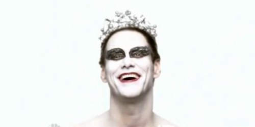 Parodia Il Cigno Nero-Black Swan di Jim Carrey