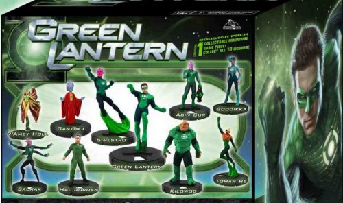 Green Lantern, le miniature del Corpo delle Lanterne verdi