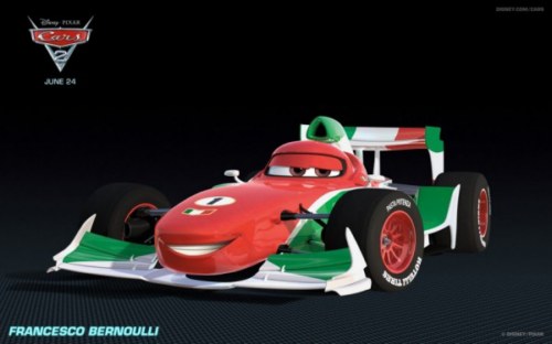 Cars 2, anche il bolide Francesco Bernoulli celebra l'Unità d'Italia