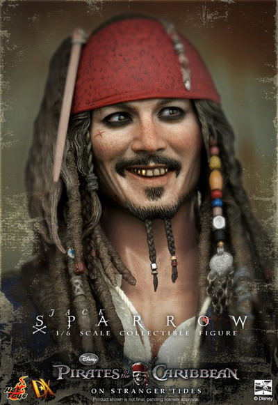 Pirati dei Caraibi 4, anteprima della nuova action figure di Johnny Depp