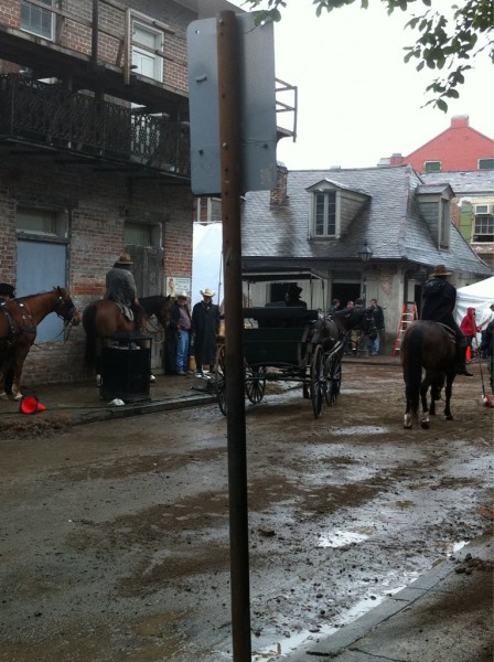 Hansel and Gretel Witch Hunters, Abraham Lincoln Vampire Hunter: foto dal set