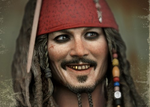 Pirati dei Caraibi oltre i confini del mare, l'action figure di Jack Sparrow