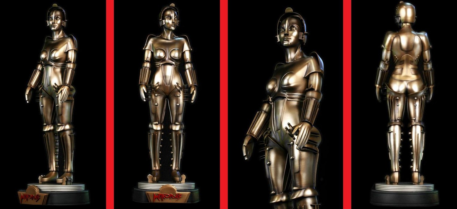 Metropolis di Fritz Lang, la statua del robot Maria