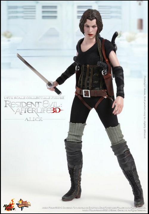 Resident Evil Afterlife 3D, l'action figure di Milla Jovovich