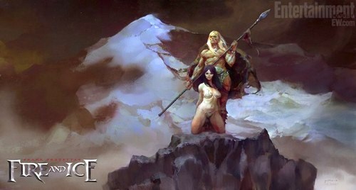 Fire and Ice, concept art per il film di Robert Rodriguez