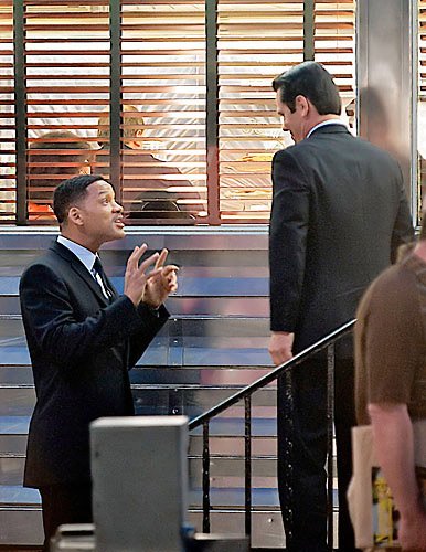 Men in Black 3, foto dai set di New York