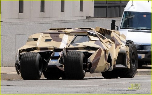 The Dark Knight Rises, foto dal set con Bane 