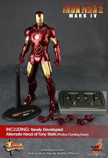 Iron Man, action figures: edizione speciale Suit Up Gantry + Mark IV