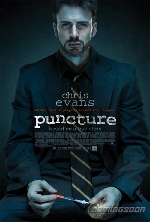 Puncture, primo poster con Chris Evans