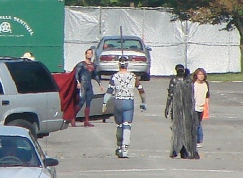 Superman: Man of Steel, foto dal set con Faora