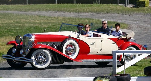 The Great Gatsby, foto dal set con Leonardo DiCaprio e Tobey Maguire