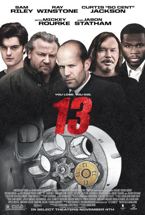 13, poster del remake con Jason Statham