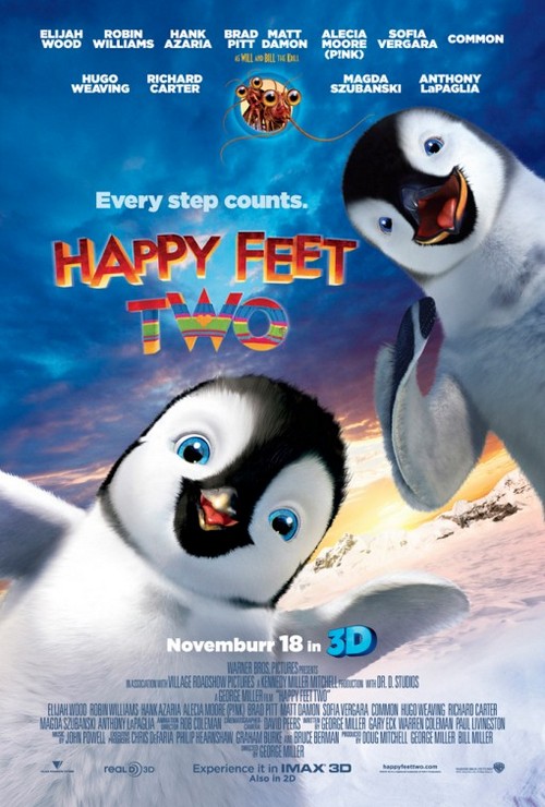 Happy Feet 2, tre poster