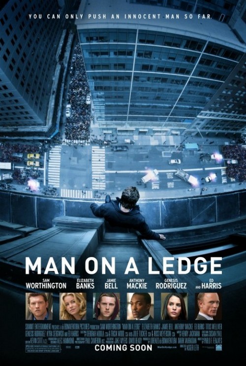 Man on a Ledge, primo poster