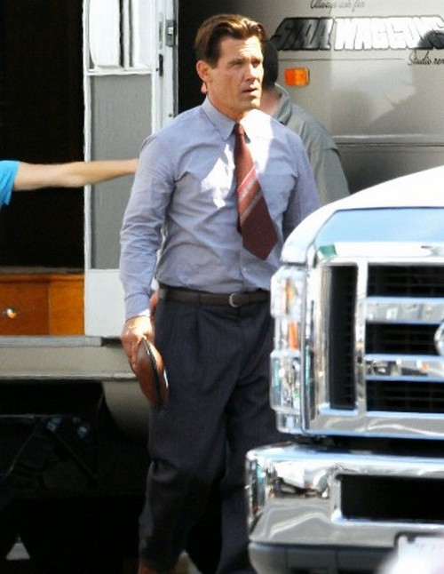 The Gangster Squad, foto dal set con Ryan Gosling e Josh Brolin