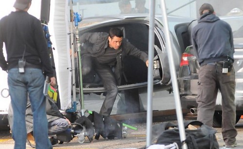 Total Recall, foto dal set Colin Farell jessica biel (7)