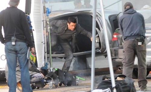 Total Recall, foto dal set con Colin Farell 