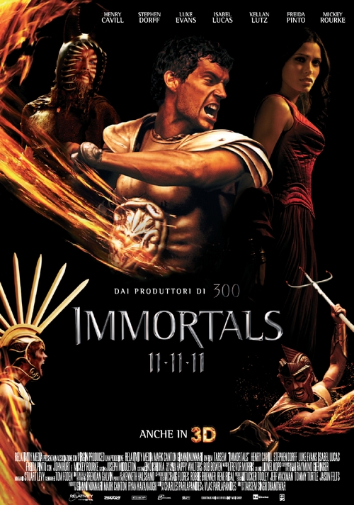 Immortals: trailer italiano, poster e sinossi breve