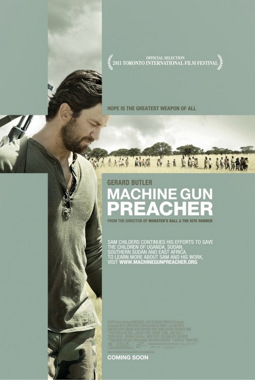Machine Gun Preacher, 2 poster con Gerard Butler