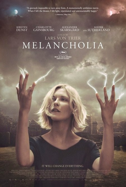 Melancholia, poster con Kirsten Dunst