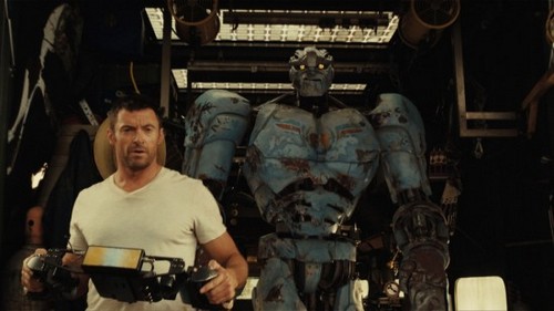 Real Steel, immagini con Hugh Jackman ed Evangeline Lilly