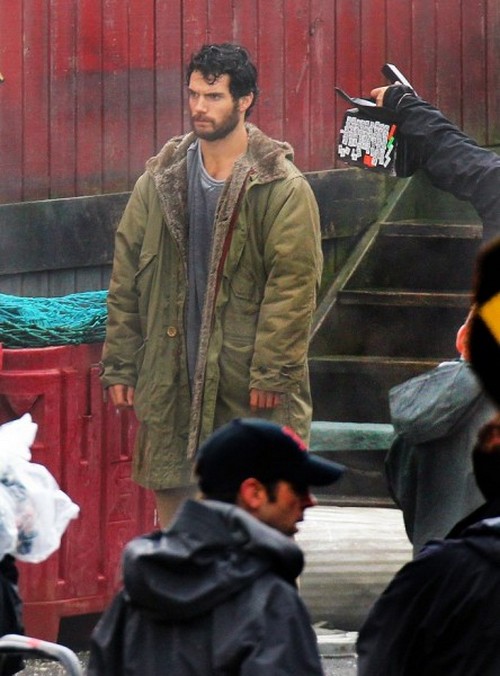 Superman: Man of Steel, foto dal set con Henry Cavill