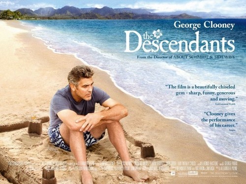 The Descendants, poster con George Clooney