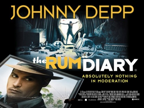 The Rum Diary, poster con Johnny Depp