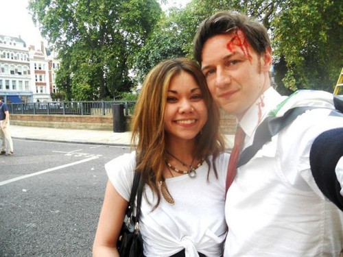 Trance, foto dal set con James McAvoy