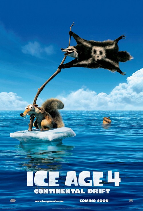 L'era glaciale 4, nuovo poster con Scrat