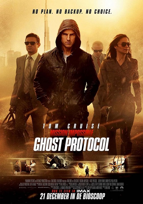 Mission Impossible: Protocollo Fantasma, poster con Tom Cruise