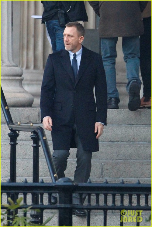 Skyfall, foto dal set con Daniel Craig