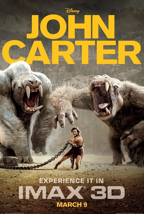 John Carter, poster IMAX del film Disney