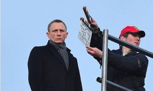 Skyfall, nuove foto dal set con Daniel Craig