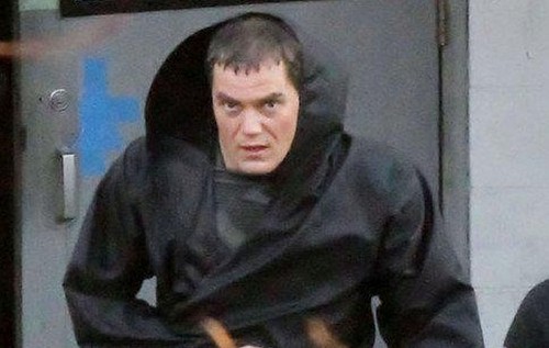 Superman: Man of Steel, foto dal set con Michael Shannon