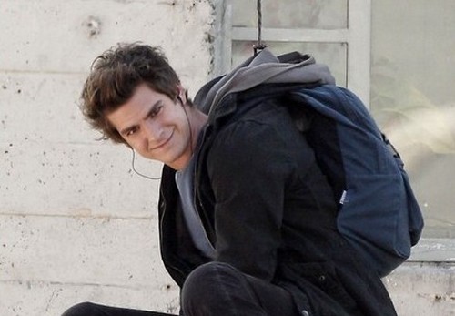 The Amazing Spider-Man, foto dal set con Andrew Garfield