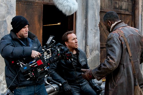 Ghost Rider: Spirit of Vengeance, foto dal set con Nicolas Cage