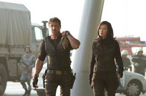 The Expendables 2, immagini con Sylvester Stallone e Yu Nan