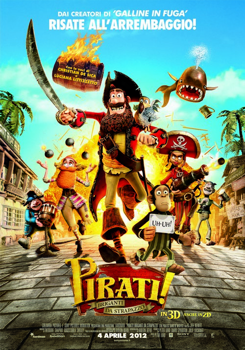 Pirati! Briganti da strapazzo 3D trailer e poster