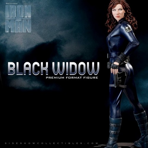 Iron Man, Black Widow: la statua di Scarlett Johansson