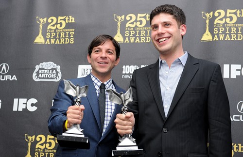 Scott Neustadter (L) and Michael H. Webe